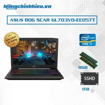 Laptop ASUS ROG SCAR GL703VD-EE057T i7-7700HQ 17.3", Win 10 - Hãng phân phối chính thức
