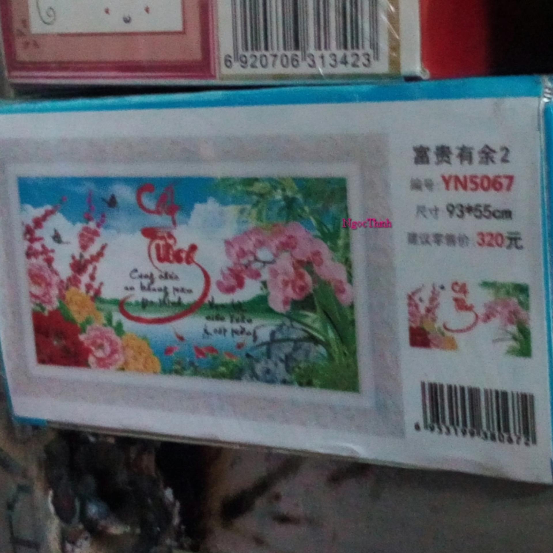 Tranh đính đá cát tường YN5067-Ngọc Thịnh