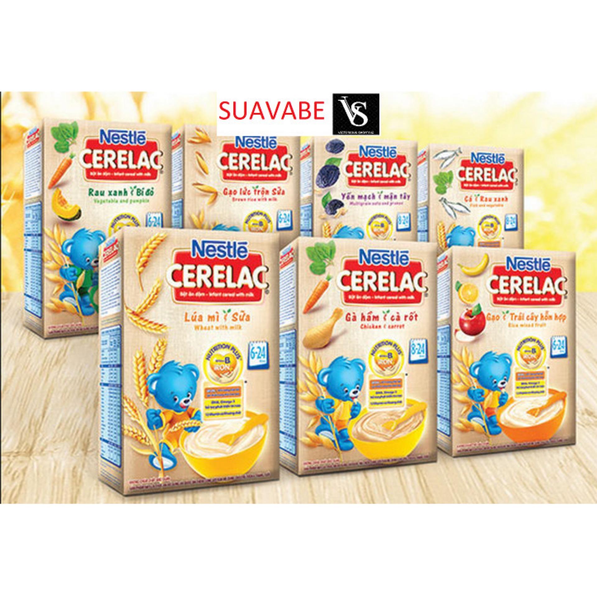 Bộ 2 Bột ăn dặm Nestle  LÚA MÌ SỮA 200g