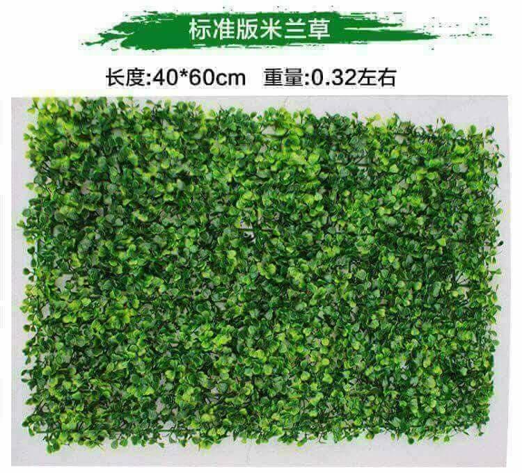 Combo 50 tấm cỏ xoong  treo tường cao cấp ( 1 tấm kt 40x60 cm) Hàng dày cỏ đẹp + cành điểm