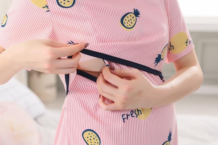 Đầm bầu sau sinh cho con bú