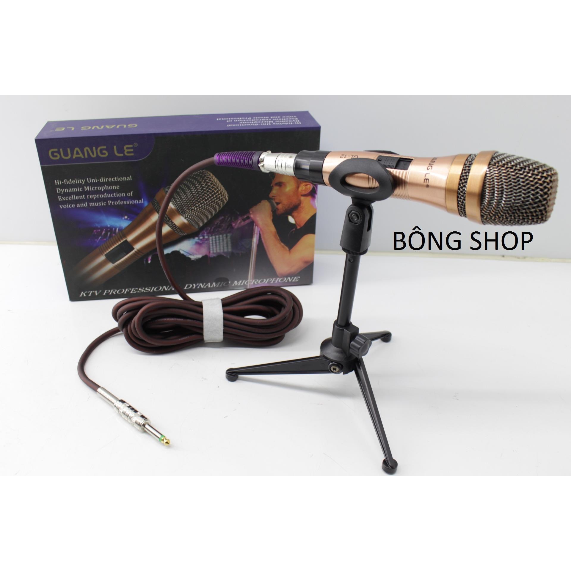 Micro KARAOKE GUANG LE GL-12 NEW 2018 (có dây)