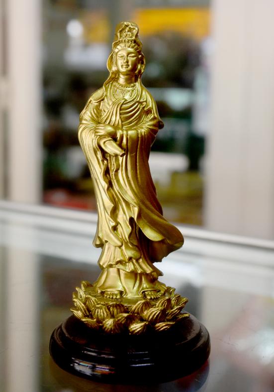 Tượng ngài Quan Thế Âm Bồ Tát đứng cao 13cm-Nhiều mẫu