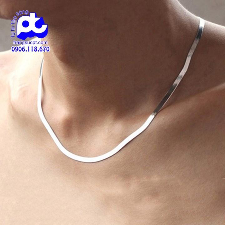 Dây chuyền inox nam cá tính cá tính không đen tại HCM - DCNA43