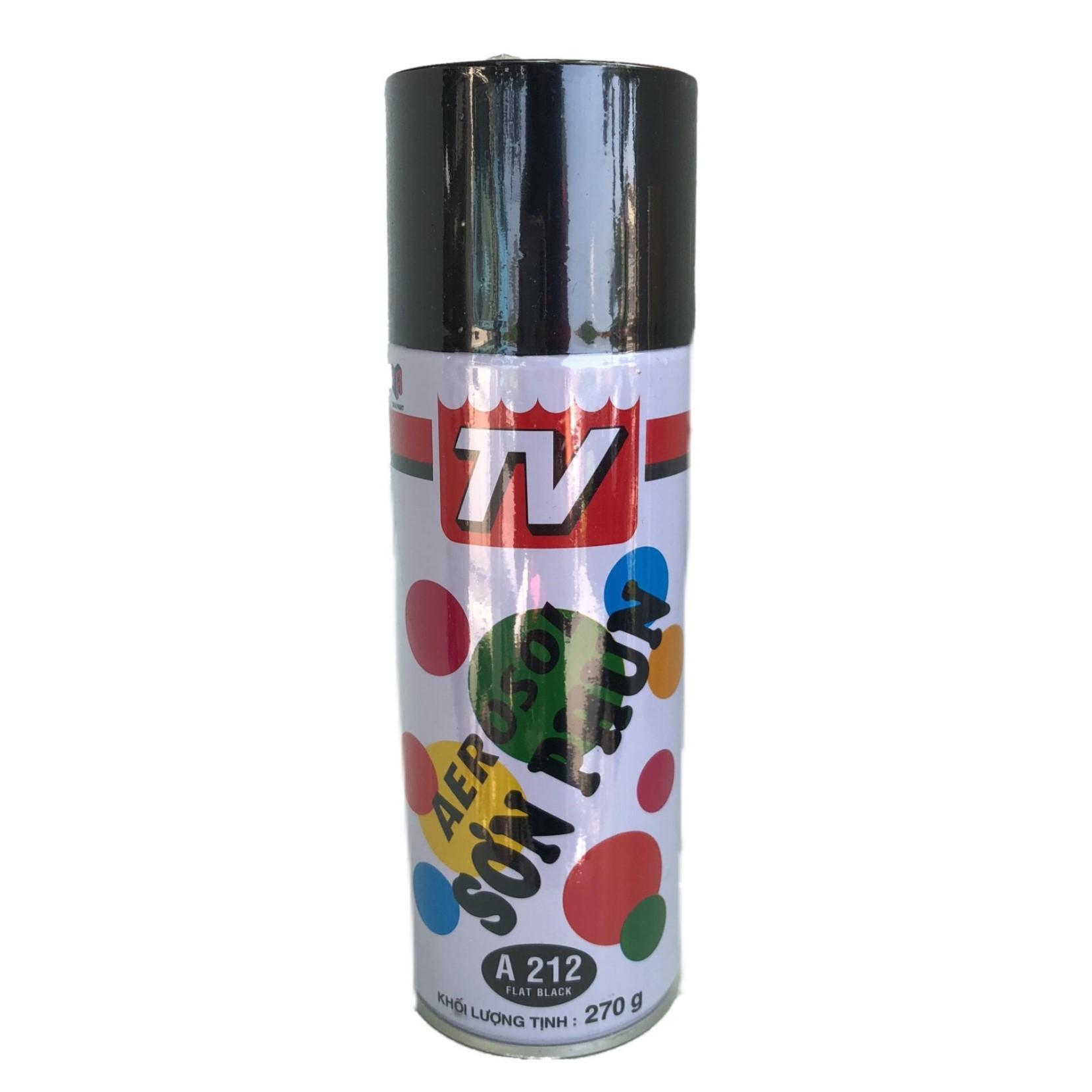 Sơn Xịt TV AEROSOL A212 270g (Màu Đen Mờ)