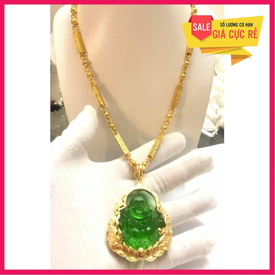 Dây mạ vàng  + tặng mặt đá (y hình)