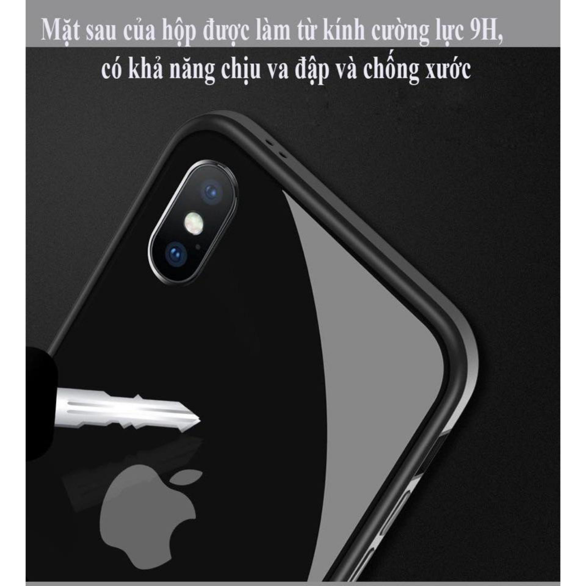 Ốp lưng Sulada lưng kính trong suốt cho Iphone 7 Plus / 8 Plus