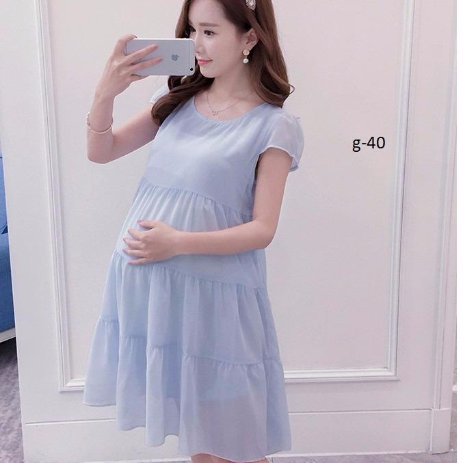 Đầm bầu voan 2 lớp cao cấp