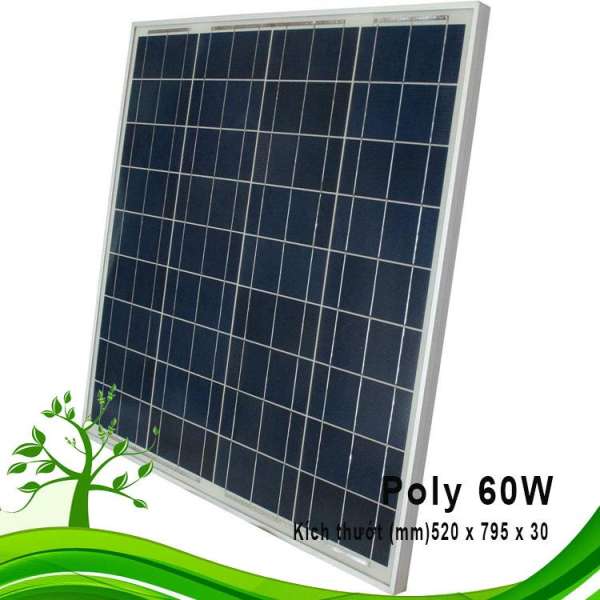 Tấm pin năng lượng mặt trời 60W 18V Solar panels 60W