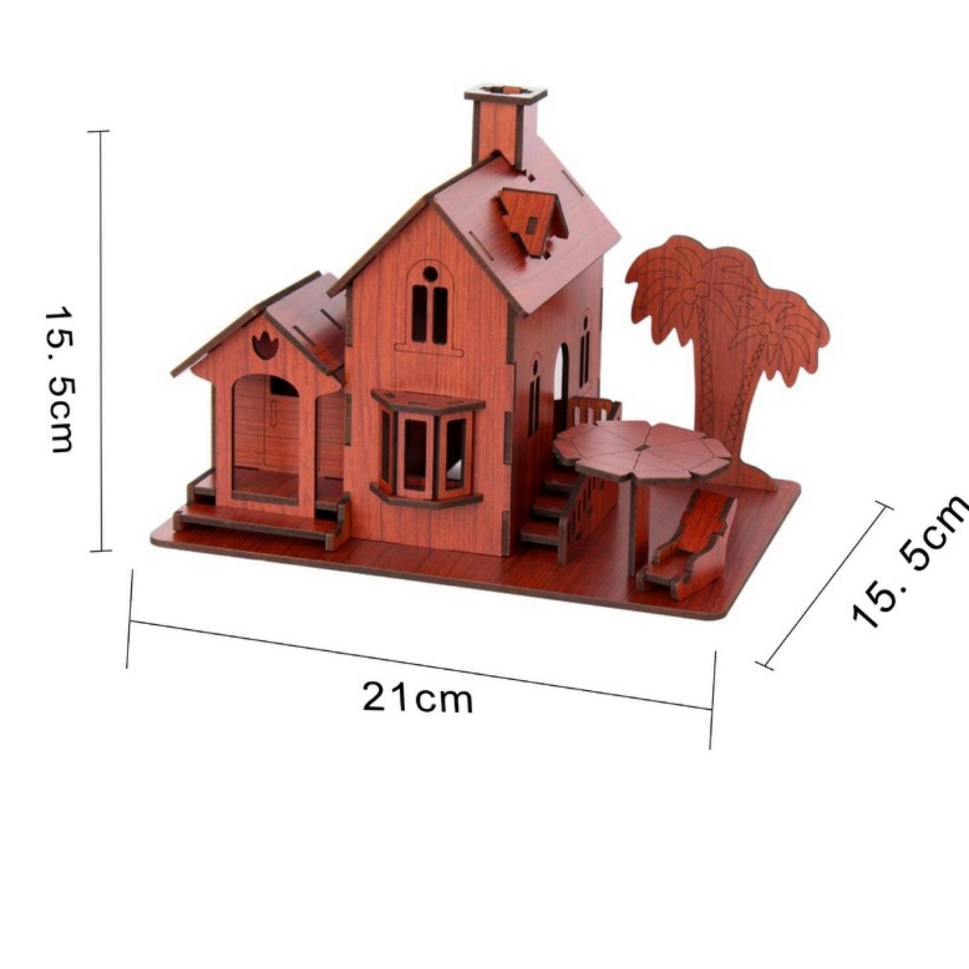Đồ chơi lắp ráp gỗ 3D Mô hình Seaside Villa