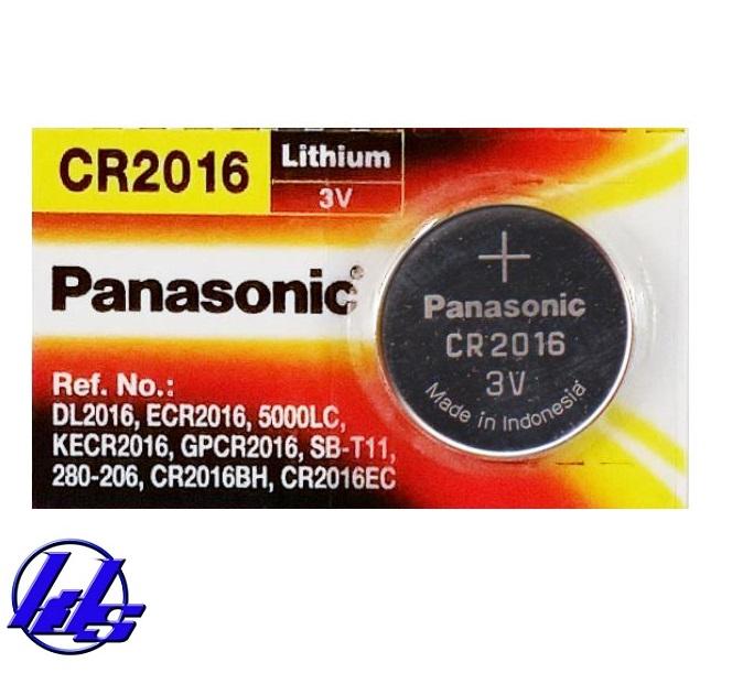 Pin CR2016 Panasonic Vỉ 5 viên - Made in Indonesia