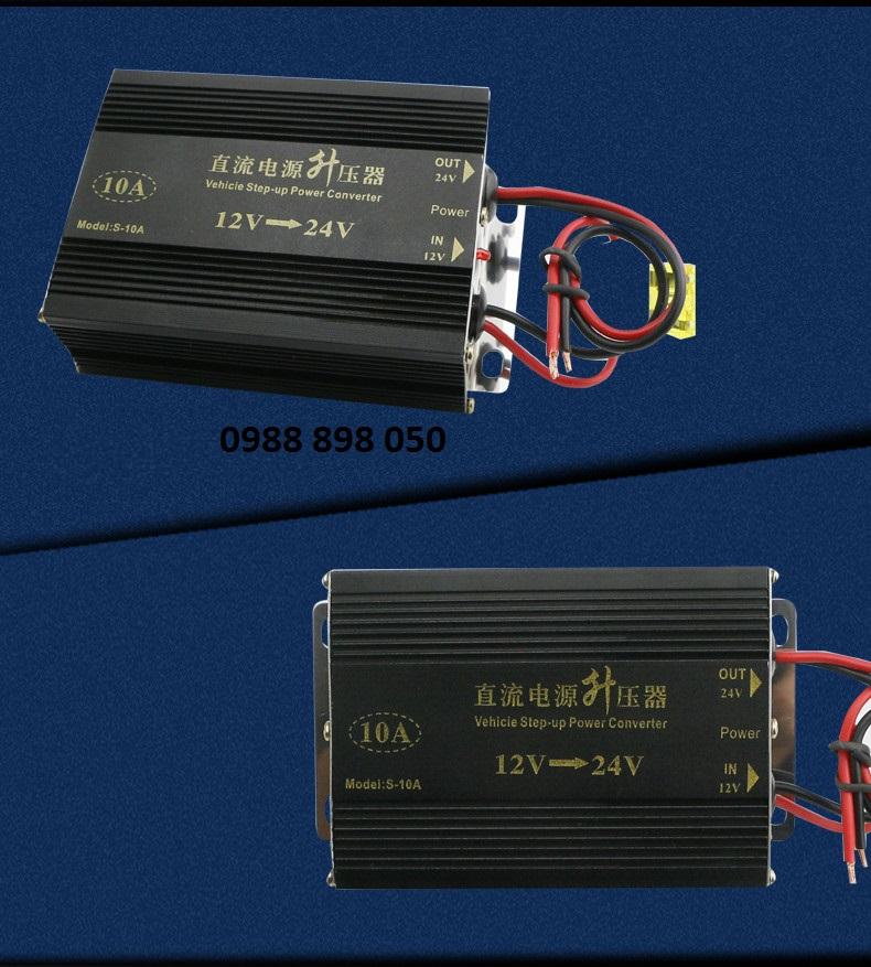 Thiết bị đổi nguồn dc từ 12v lên 24v 240w