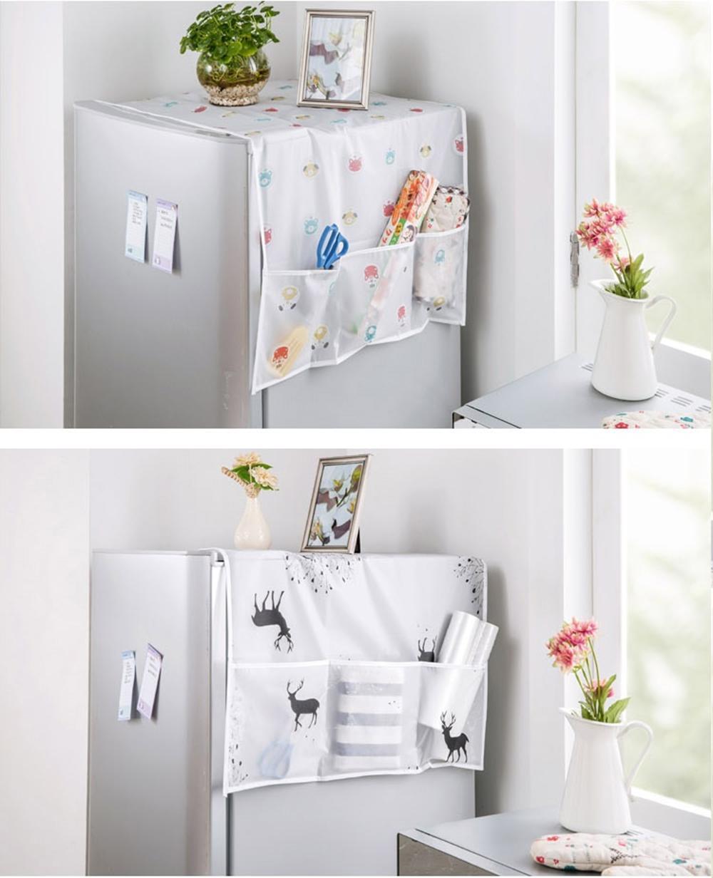 Tấm phủ tủ lạnh trang trí và chứa đồ KamiHome