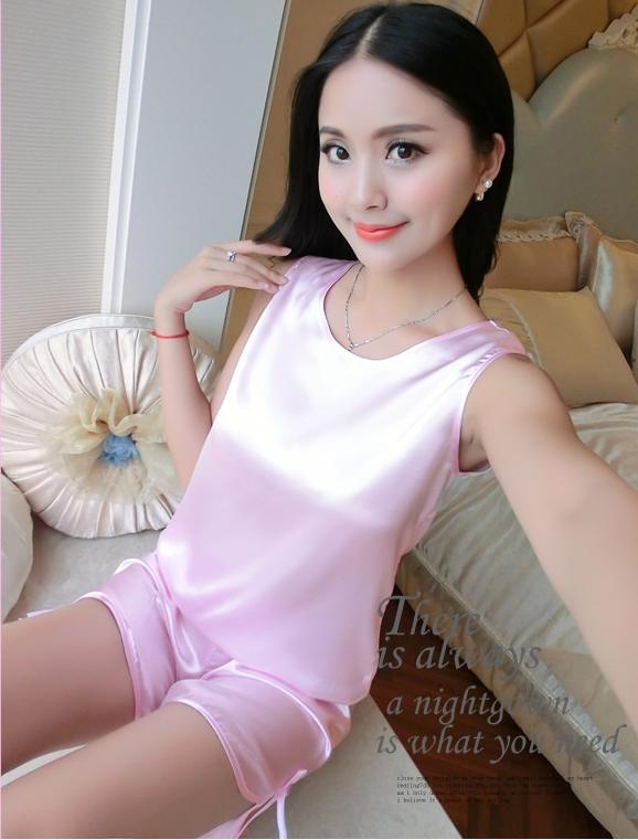 [HCM]Bộ Ngủ Nữ Phi Lụa Kiểu Đơn Giản CDANP06 chất phi mềm mịn