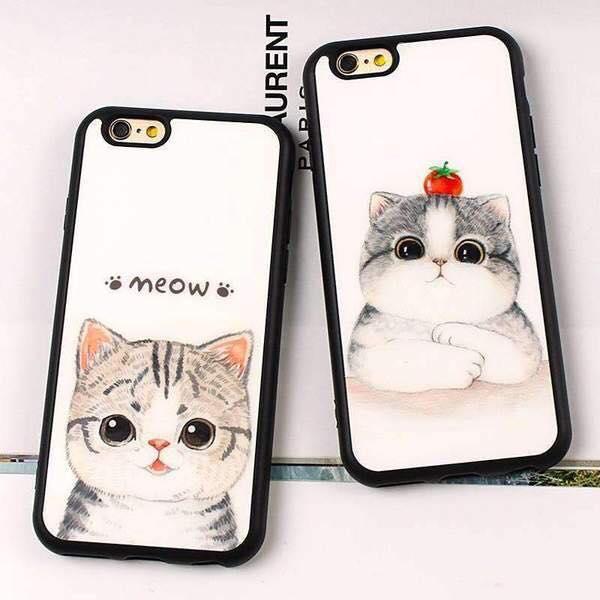 ỐP MÈO ĐÁNG YÊU CHO IPHONE