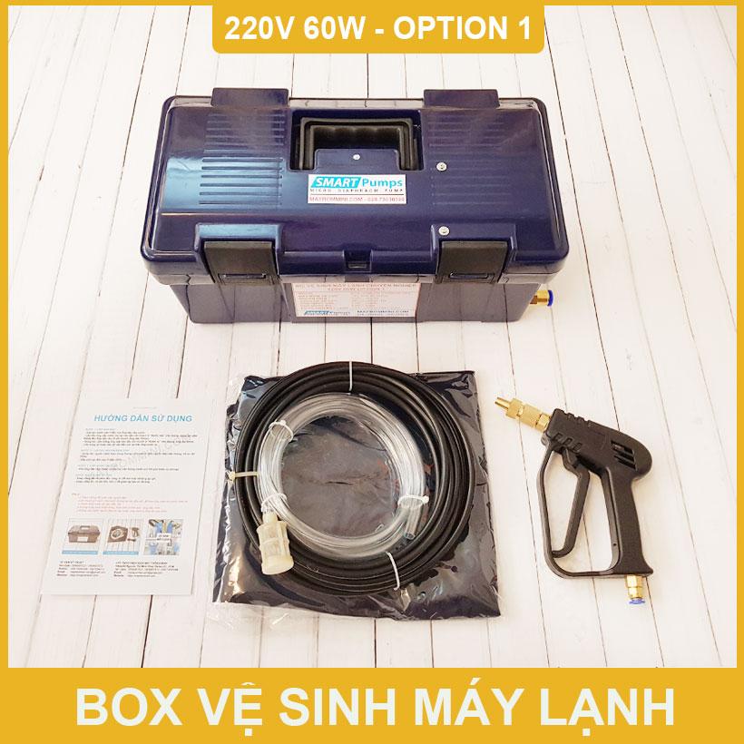Box Xịt Rửa Vệ Sinh Máy Lạnh Chuyên Nghiệp 220V 60W Option 1