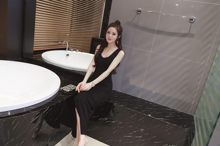 Đầm thun body 3 lỗ