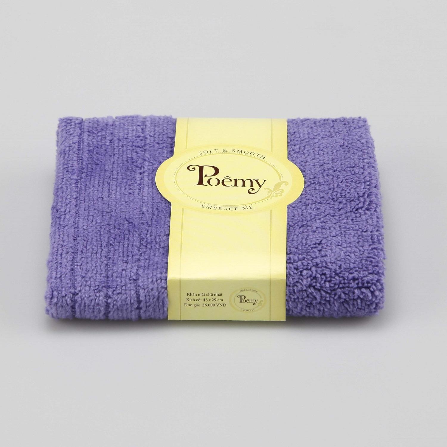 Khăn Poemy - khăn tắm trung kích thước 60x120 (khách chat với shop để yêu cầu màu sắc)