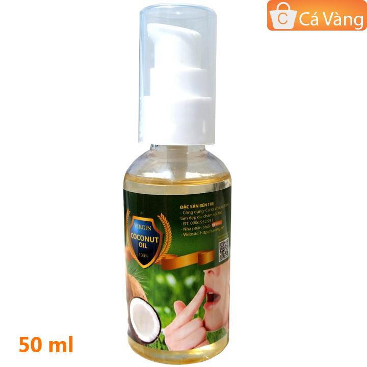 [HCM]Tinh dầu dừa nấu thủ công lọ 50ml