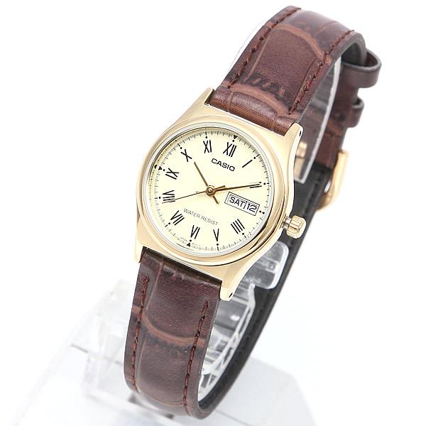 Đồng hồ nữ dây da Casio Anh Khuê LTP-V006GL-9BUDF