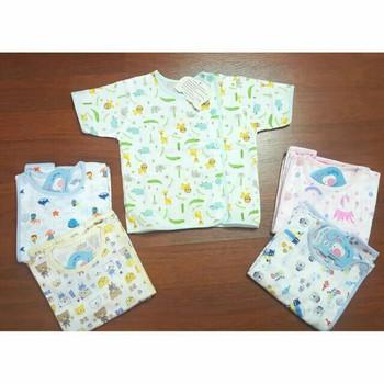 COMBO 2 Áo tay ngắn cài bác sĩ họa tiết JOU cho bé (chính hãng)
