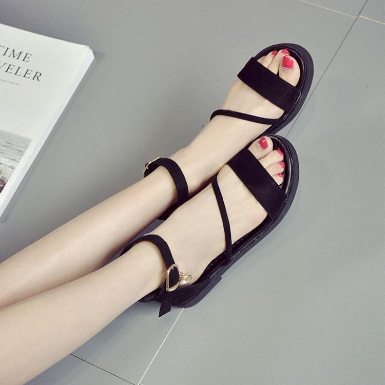 [HCM]Giày sandal ngang chéo cổ chân 1 dây
