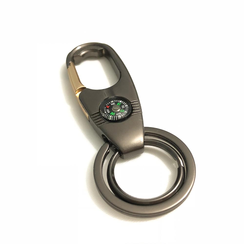 Móc khóa Bella925 móc chìa khóa cao cấp OM063 có móc đeo lưng quần chất liệu thép không gỉ