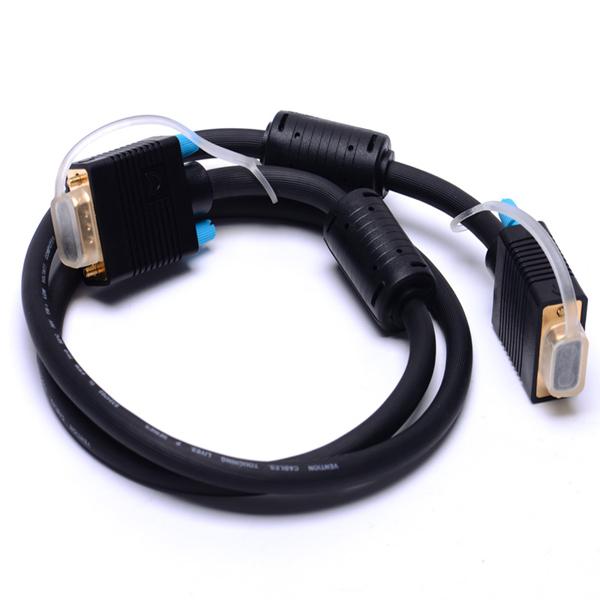 Cáp VGA tròn Vention P350VGA-B150 1.5m