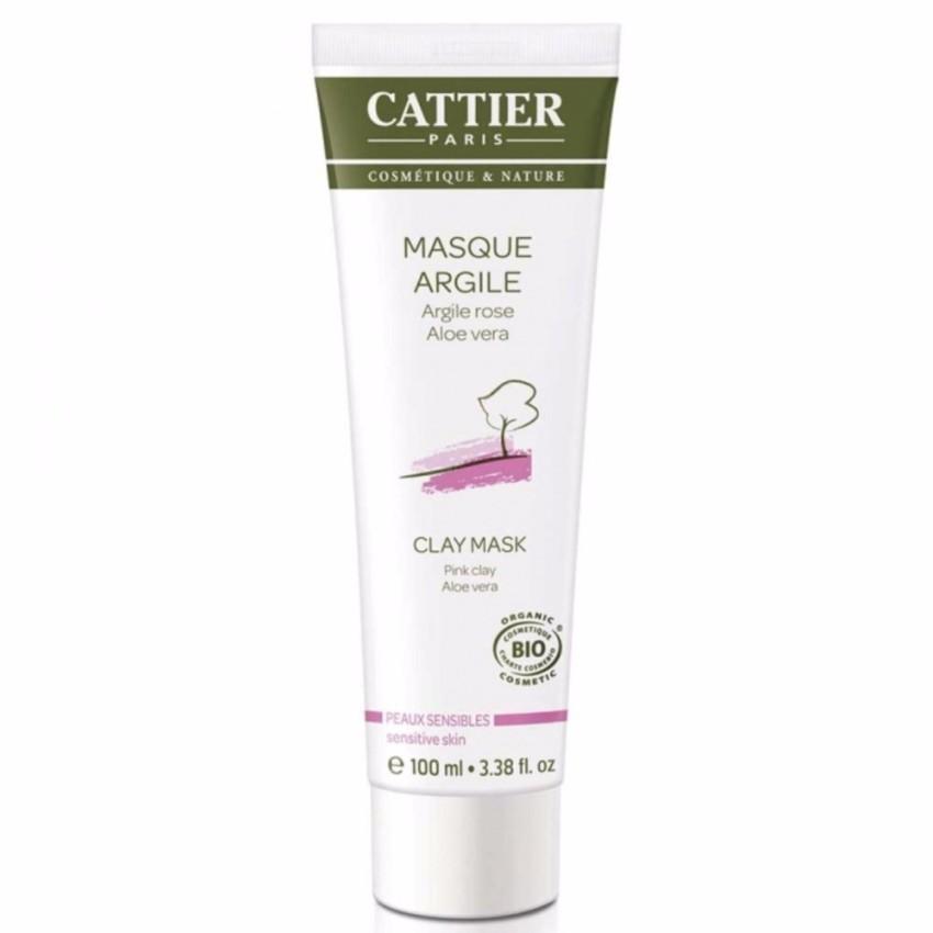 Mặt nạ đất sét Cattier Masque Argile Pink Clay Mask Aloe Vera (dành cho da nhạy cảm)