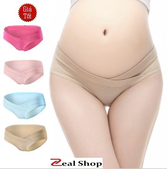 Bộ 5 Quần Lót Cotton Cho Bà Bầu Mềm Mịn