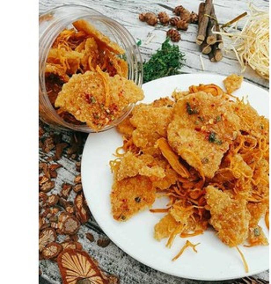 1kg cơm cháy lắc khô gà