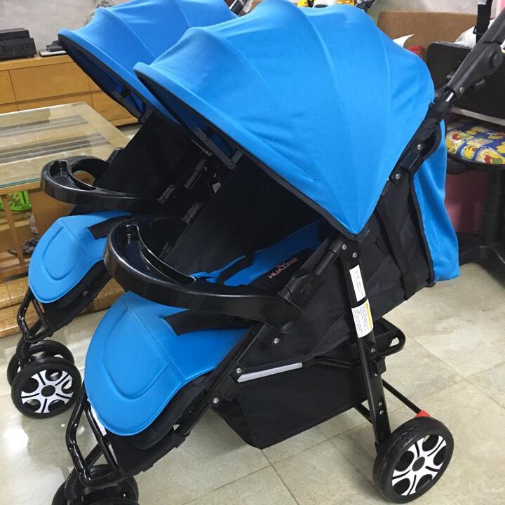 Xe đẩy đôi cao cấp cho bé