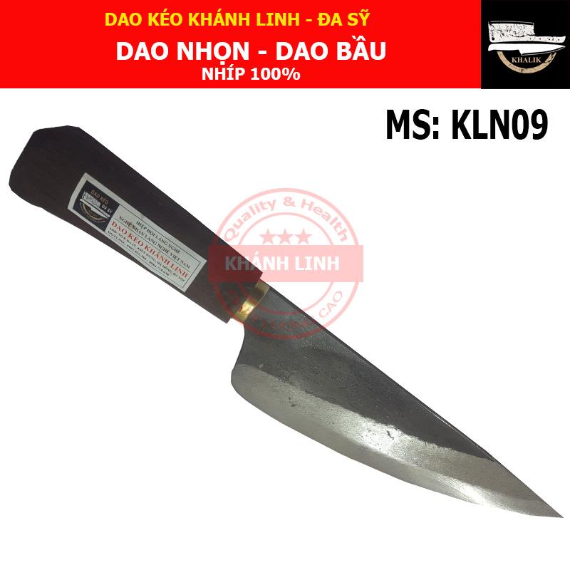 Bộ dao nhà bếp bằng NHÍP 100% Đa Sỹ - Khánh Linh: Dao bầu lọc thịt + dao bài thái (MS: CBN16)