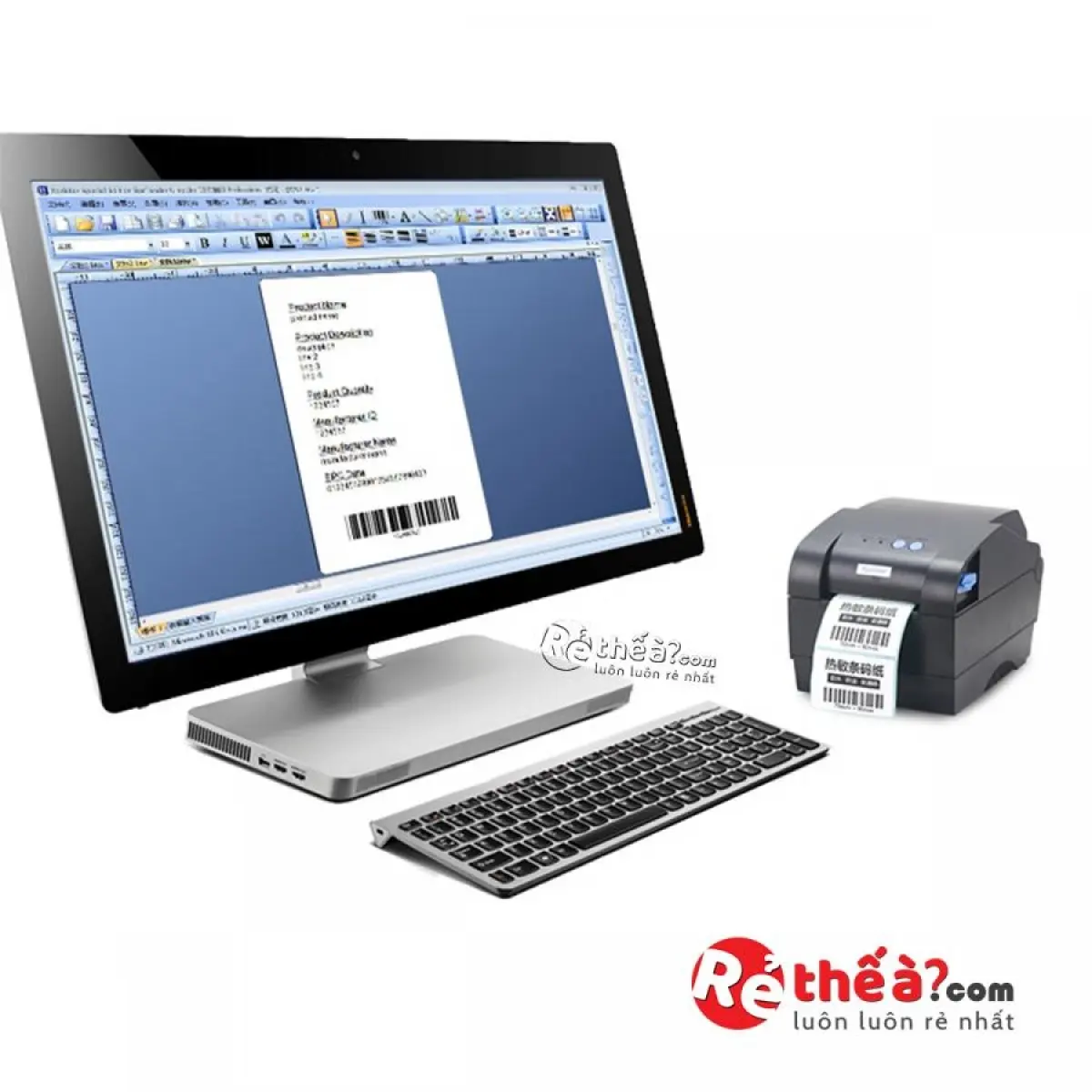 Máy in mã vạch Xprinter XP-365B ( 2 in 1 ) - In tem & in hóa đơn linh hoạt- Nhập  khẩu | Lazada.vn
