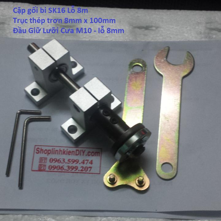 bộ trục máy cưa mini