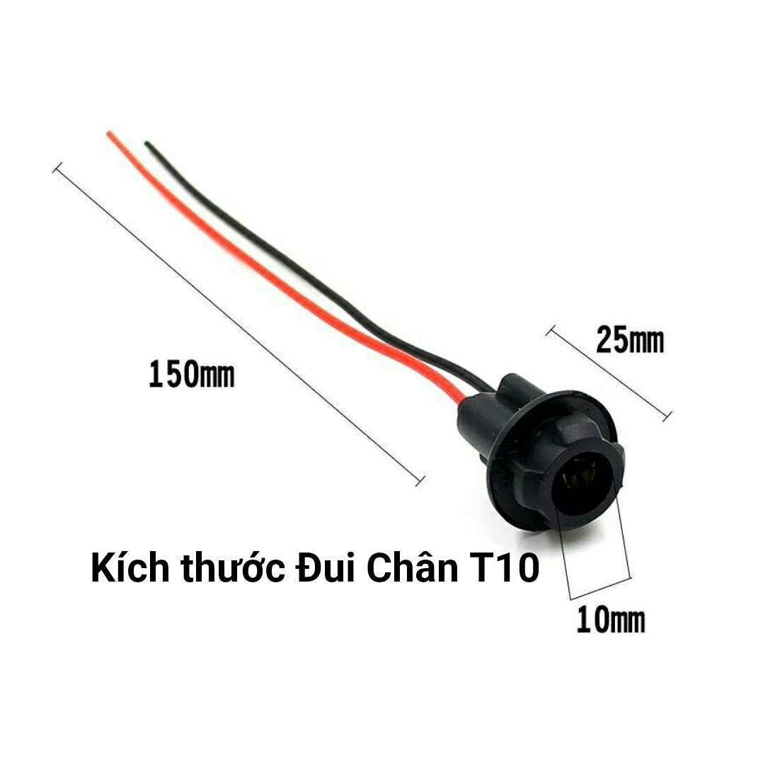 Combo 10 Đui Đèn Chân T10 Cho Xe
