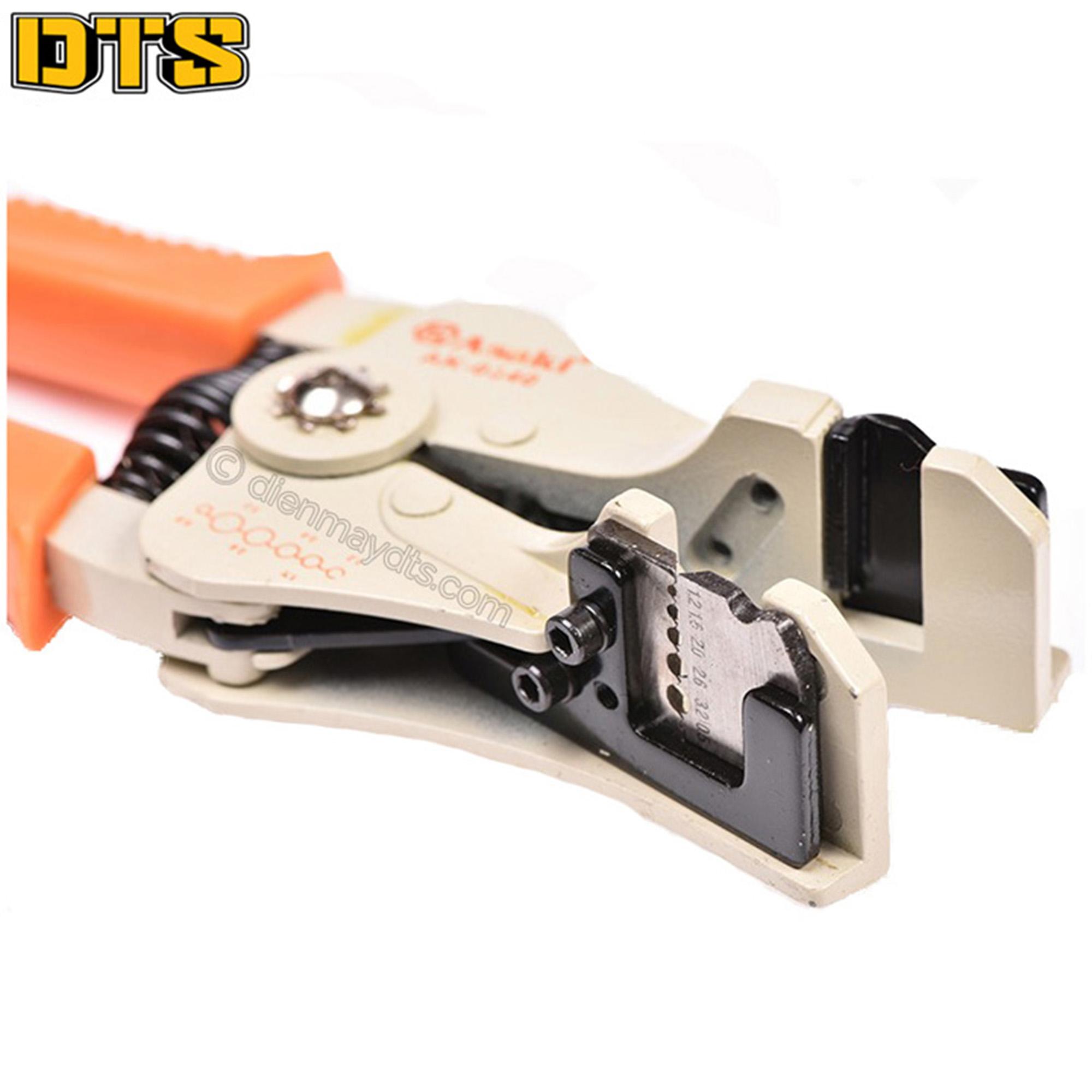 Kìm tuốt dây điện tự bung Asaki AK-0340