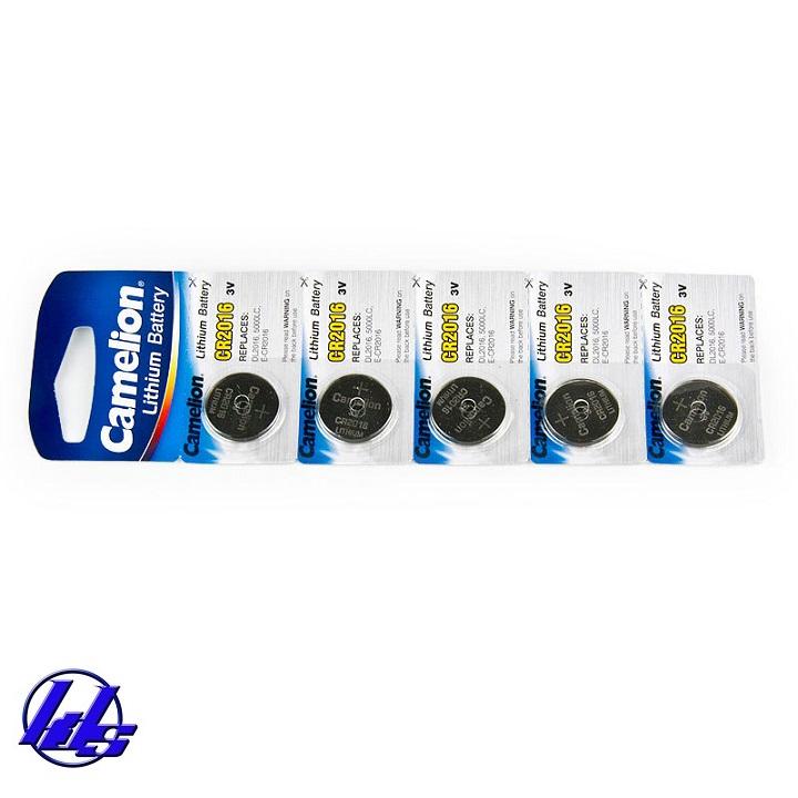 Pin CR2016 Camelion Lithium 3V - Vỉ 5 viên