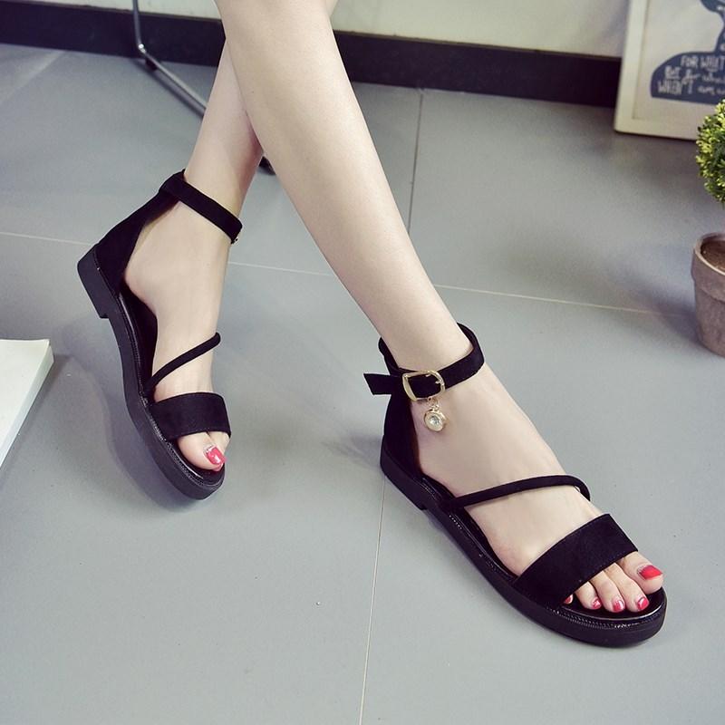 [HCM]Giày sandal ngang chéo cổ chân 1 dây