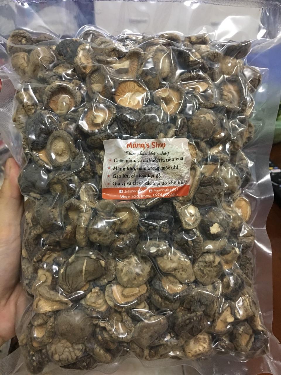 Nấm hương khô loại 1 (200gram hút chân không)