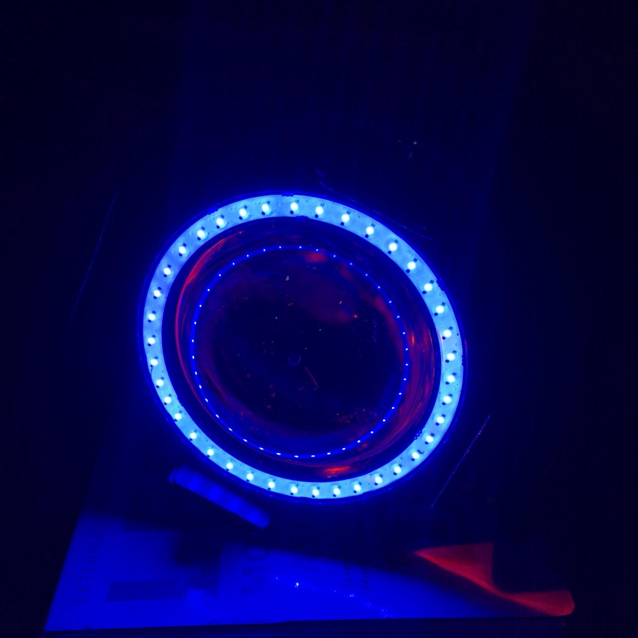 [TẶNG KÈM ỐC CHÂN GƯƠNG] Độ đèn bi cầu LED U7 ( có viền led) cực chất cho xe máy, ô tô   A88-U7-34