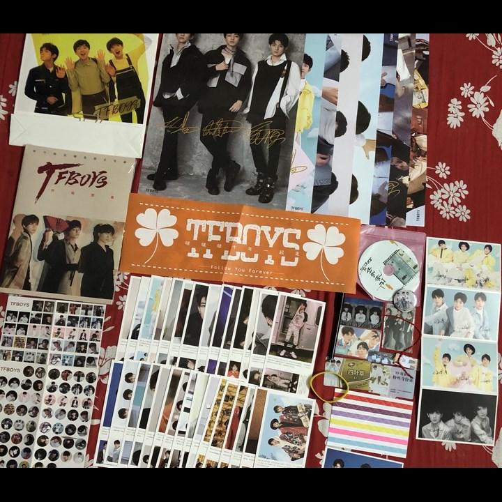 Photobook tfboys combo hình thần tượng Album ảnh tặng kèm poster idol dành cho fan hâm mộ