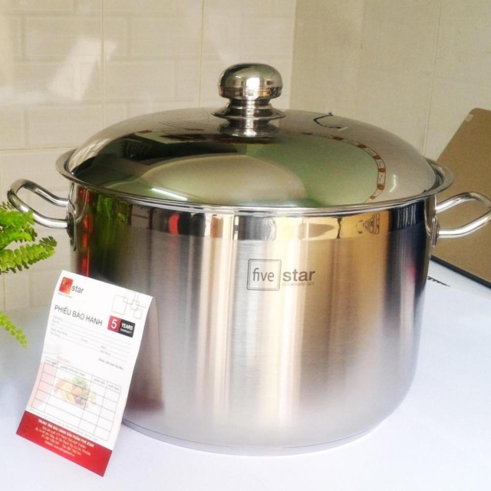 Nồi luộc gà Inox 304 Fivestar 36cm dùng bếp từ