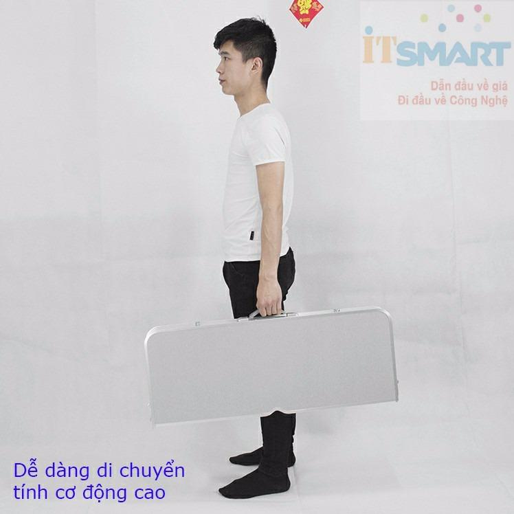 Bộ bàn ăn xếp gọn du lịch It Smart chất liệu nhôm siêu chắc (86x66x68)cm