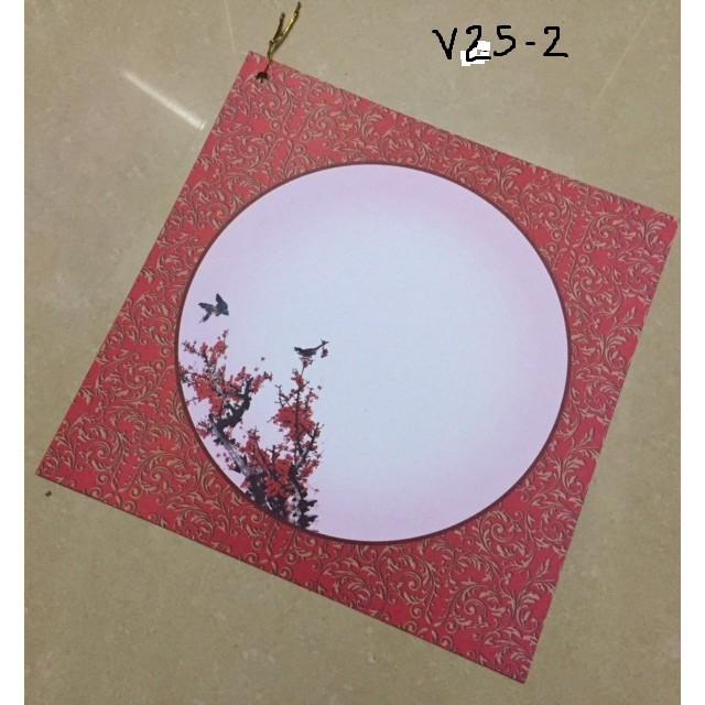 GIẤY VIẾT THƯ PHÁP VUÔNG 25x25CM (20 tờ)