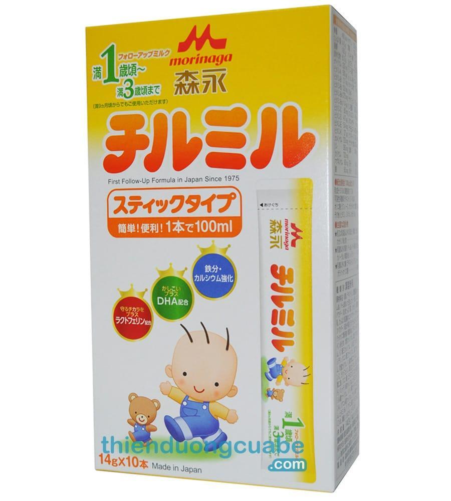 Sữa Morinaga 1-3 dạng thanh (14gx10 gói)