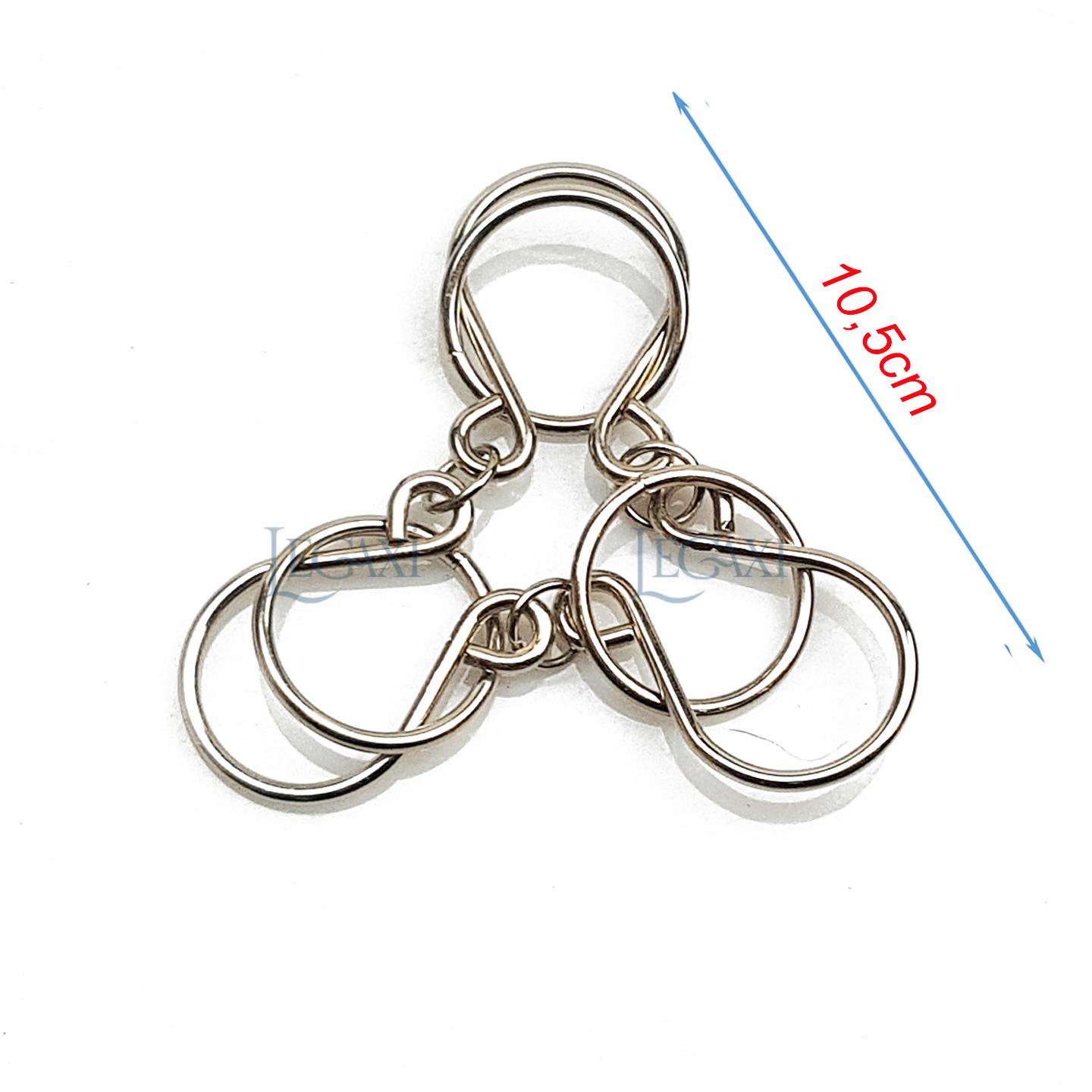 Móc Khóa IQ Iron Puzzles Tháo Lắp Rèn Trí Tuệ LeGaXi TOA9