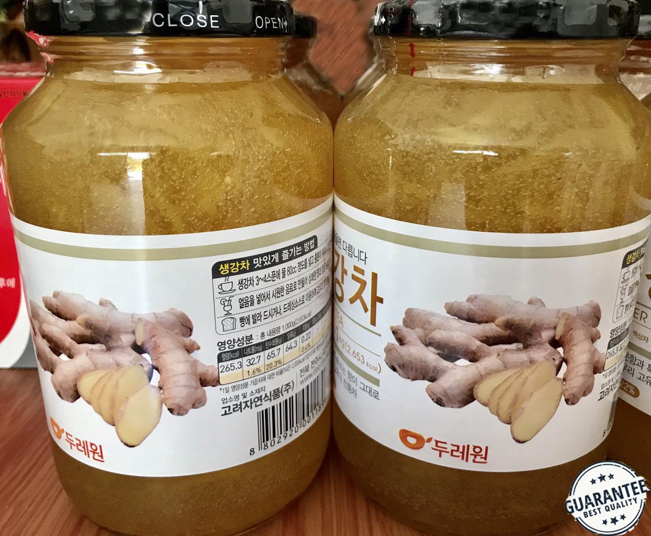 Dooraeone - Gừng Mật Ong Nhập Khẩu Hàn Quốc (Lọ 1kg)