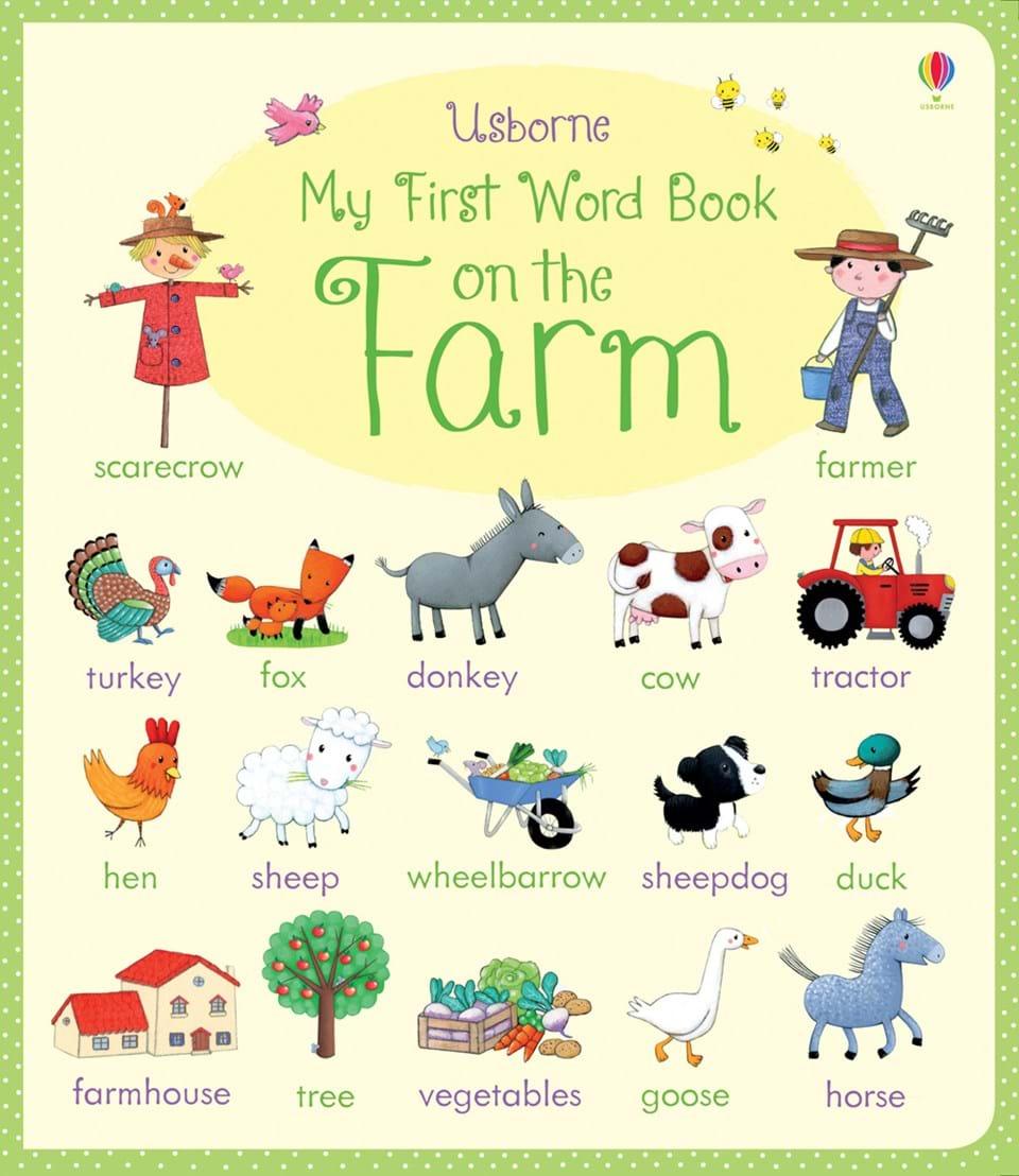 Sách tiếng Anh USborne - My first word book on the Farm
