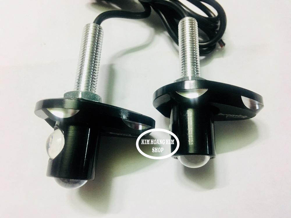 Bộ Xi Nhan Viền Nhôm Led Multi dành cho Exciter,moto,Xe máy(Màu Đen)